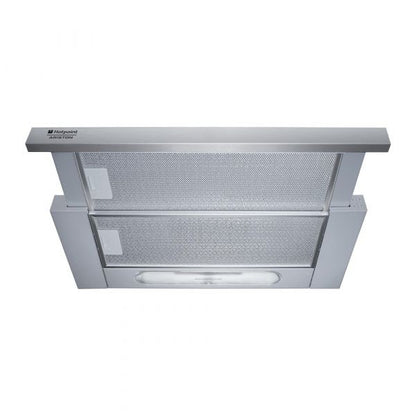 Outlet | Exaustor Hotpoint HAH65FLBX | 384 m³/h, 71dB, Classe D