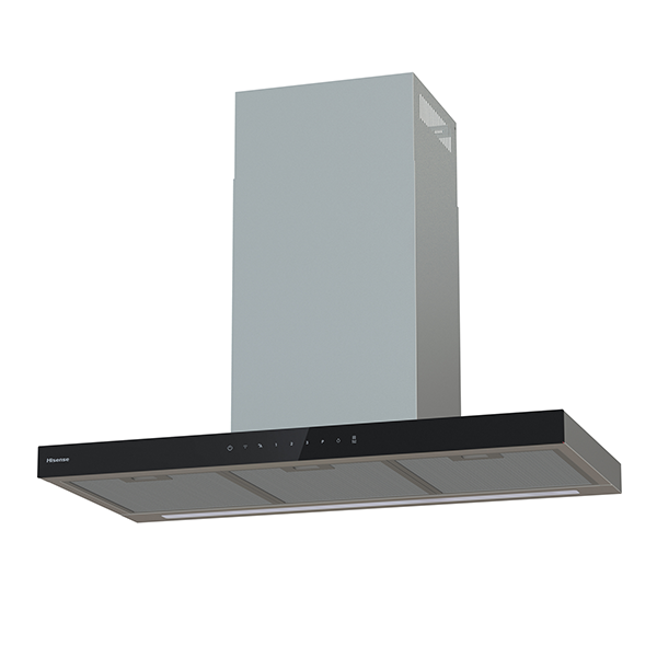Chaminé HISENSE CH9T6226XGB | 90cm, Classe A+, Inox/Negro