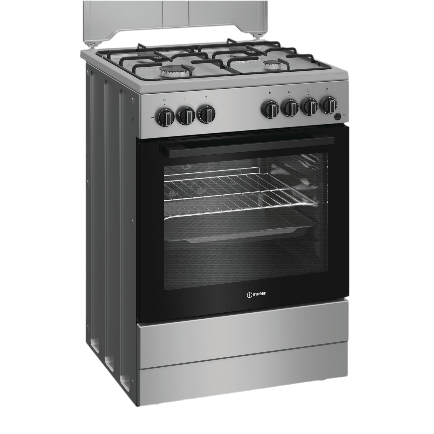 Fogão Indesit I6G3PMS | 4 Zonas, Forno Elétrico, 73L