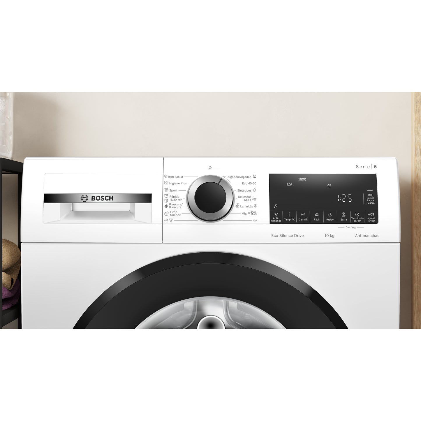 Máquina Lavar Roupa Bosch WGG256Z1ES | 10kg, 1600rpm, Classe A