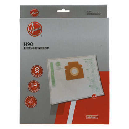 Sacos Hoover H90 | 4 unidades, Compatível com HE310HM, HE320PET