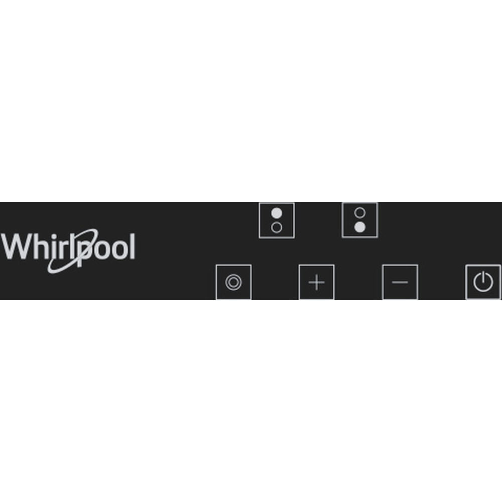 Placa Whirlpool WRD-6030-B | 2 queimadores, Vidro, 2900W