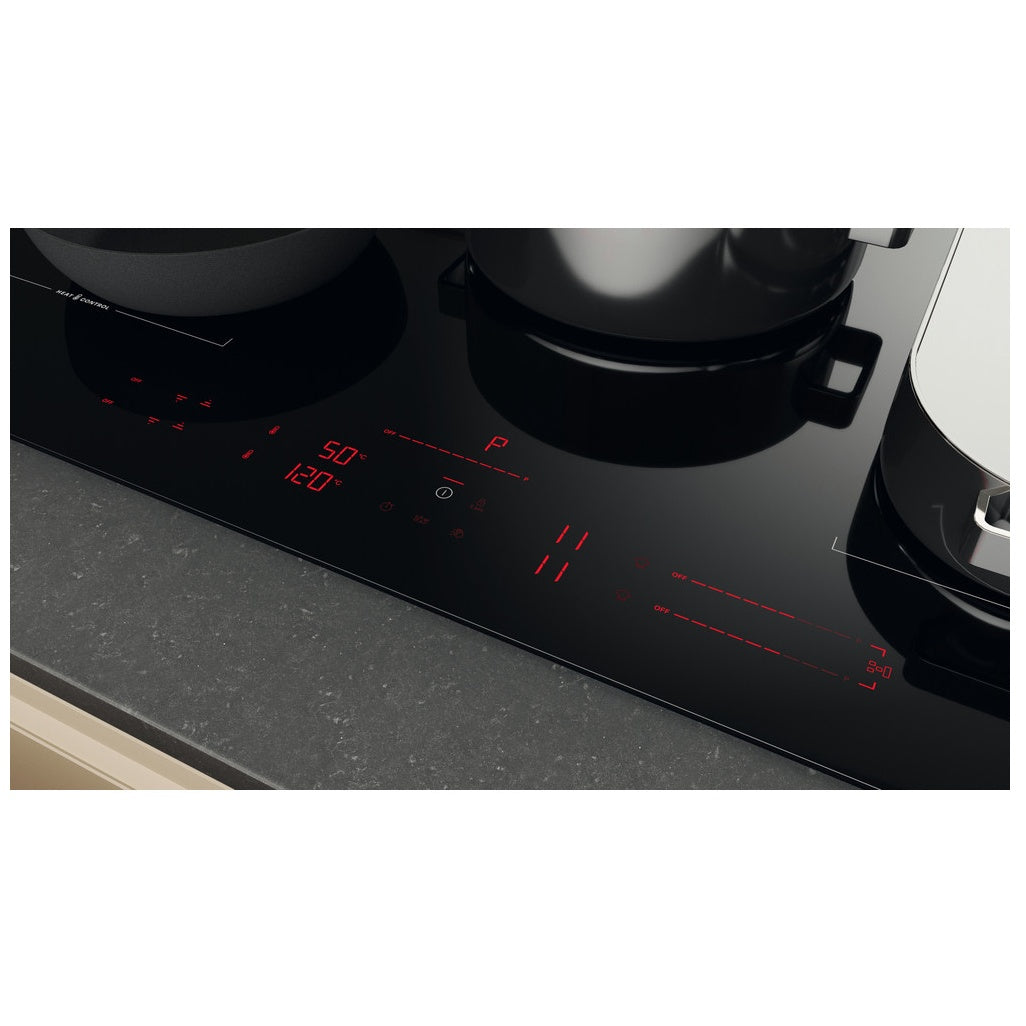 Placa de Indução Whirlpool WEX9024DCFF2 | 90 cm, 5 zonas, FlexiCook