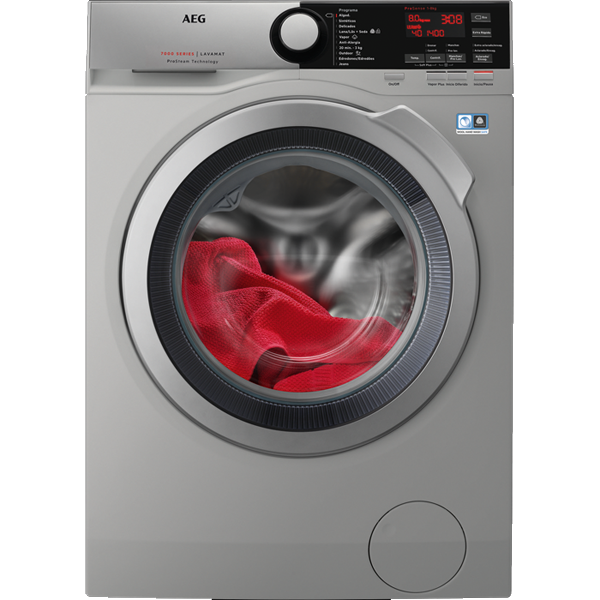 Máquina de Lavar Roupa AEG L7FEE842S | 8kg, C, 75dB