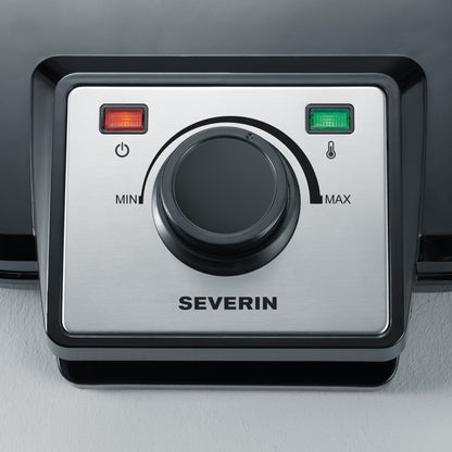 Máquina de Waffles Severin WA 2106 | Dupla, 1200W, Antiaderente