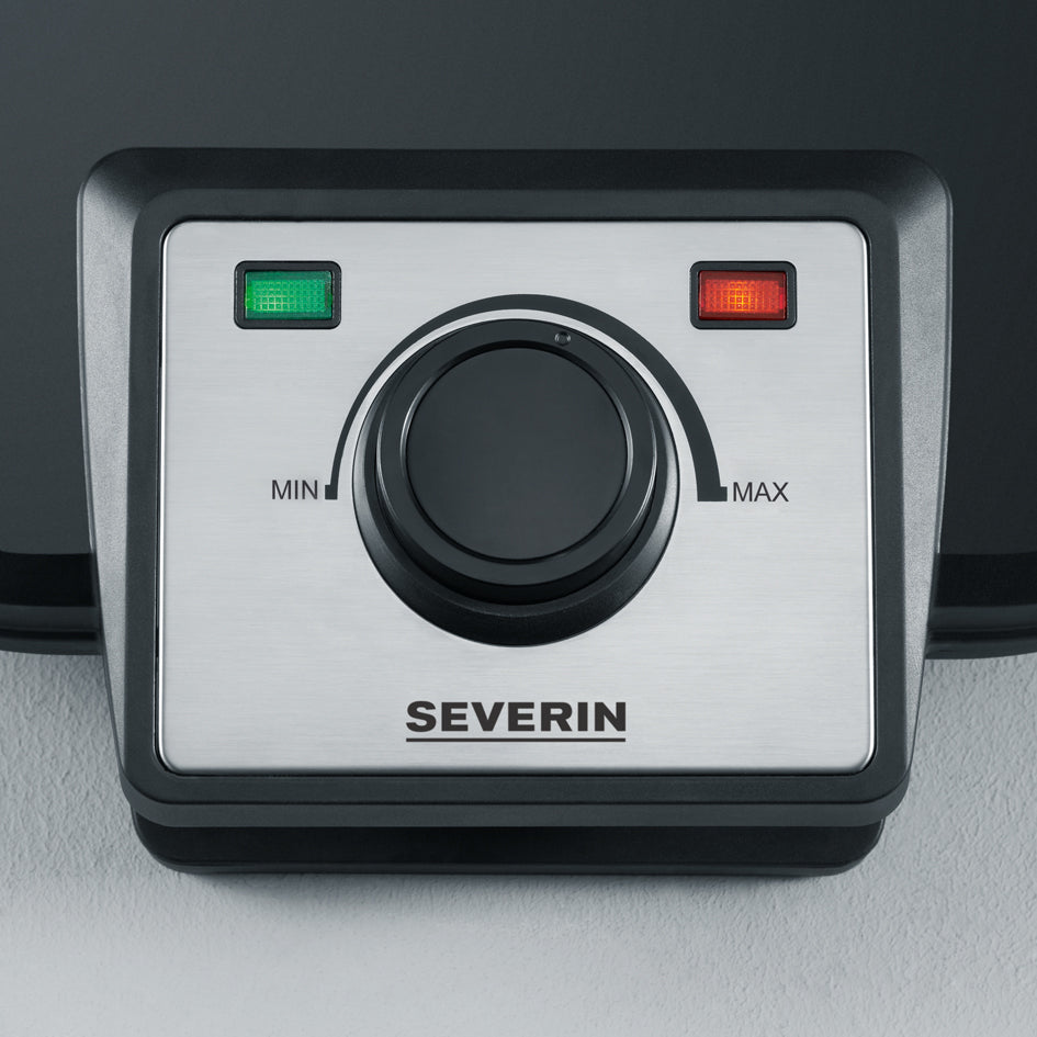 Máquina de Waffles Severin WA 2106 | Dupla, 1200W, Antiaderente