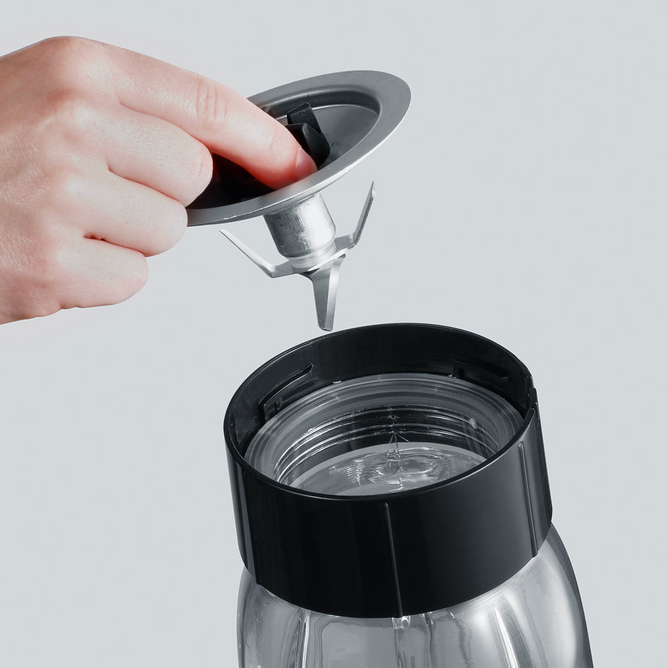 Liquidificadora Severin SM3737 | 500W, Jarro vidro 1L, Garrafa Mix & Go 600ml