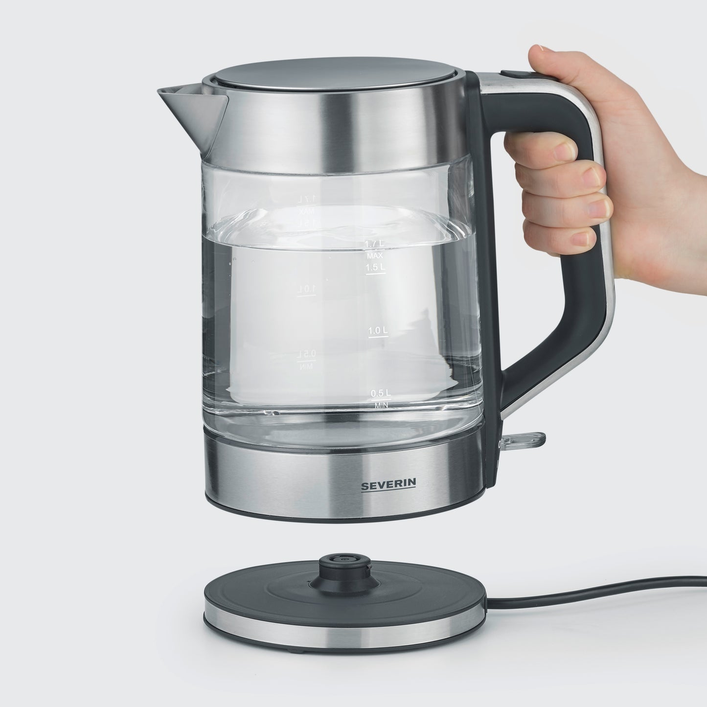 Jarro Elétrico Severin WK3420 | 1.7L, 2200W, Base 360°