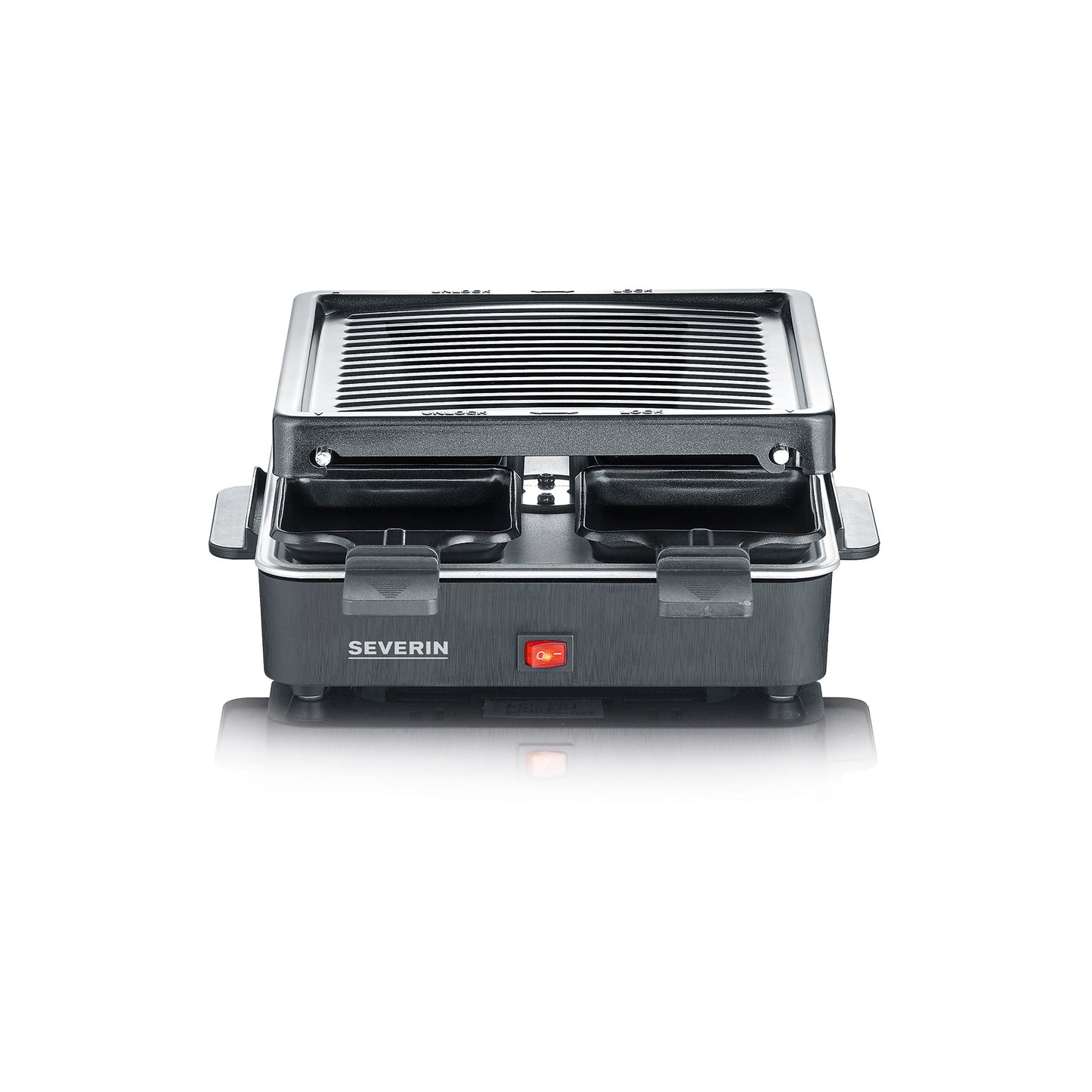 Grelhador Raclette Severin RG 2370 | 4 Pessoas, Antiaderente, 600W