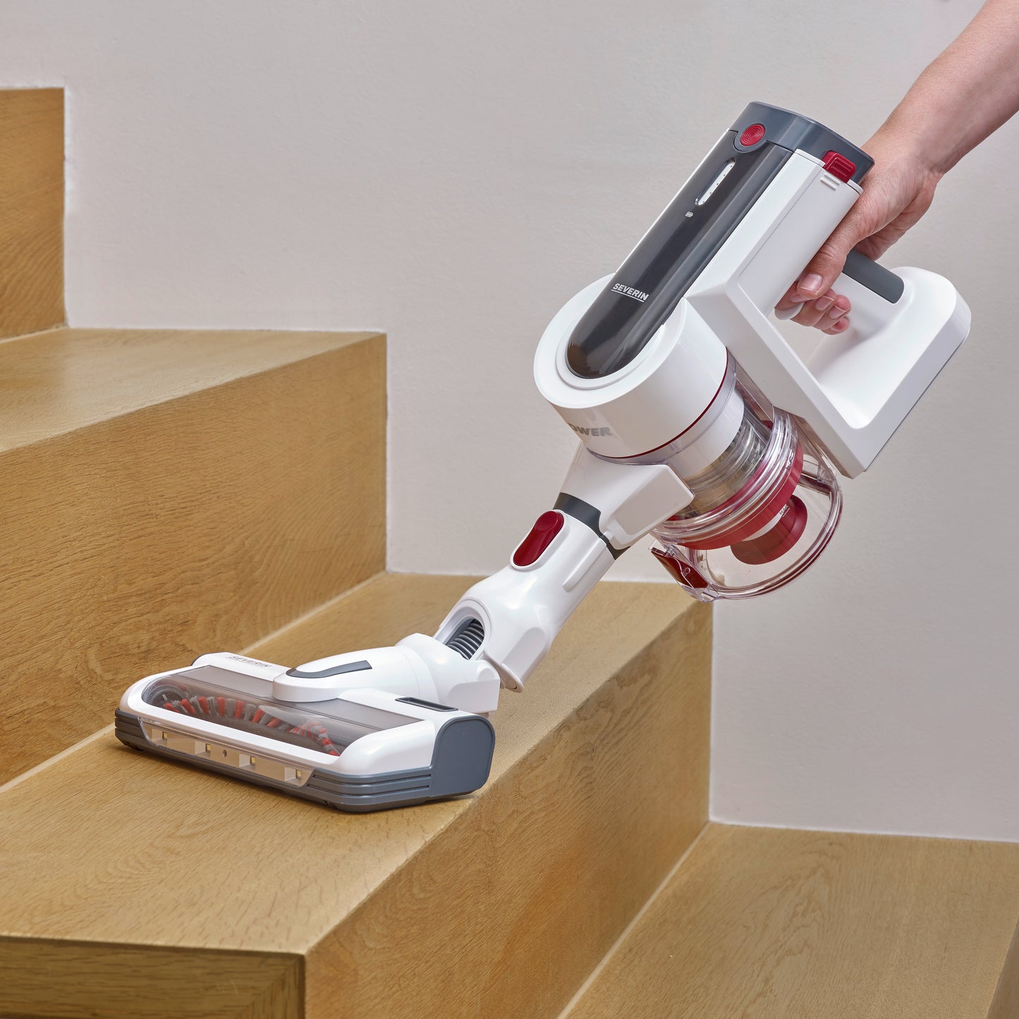 Aspirador Vertical Severin HV7166 | 60 min, 23 kPa, 400 ml, Sem fios