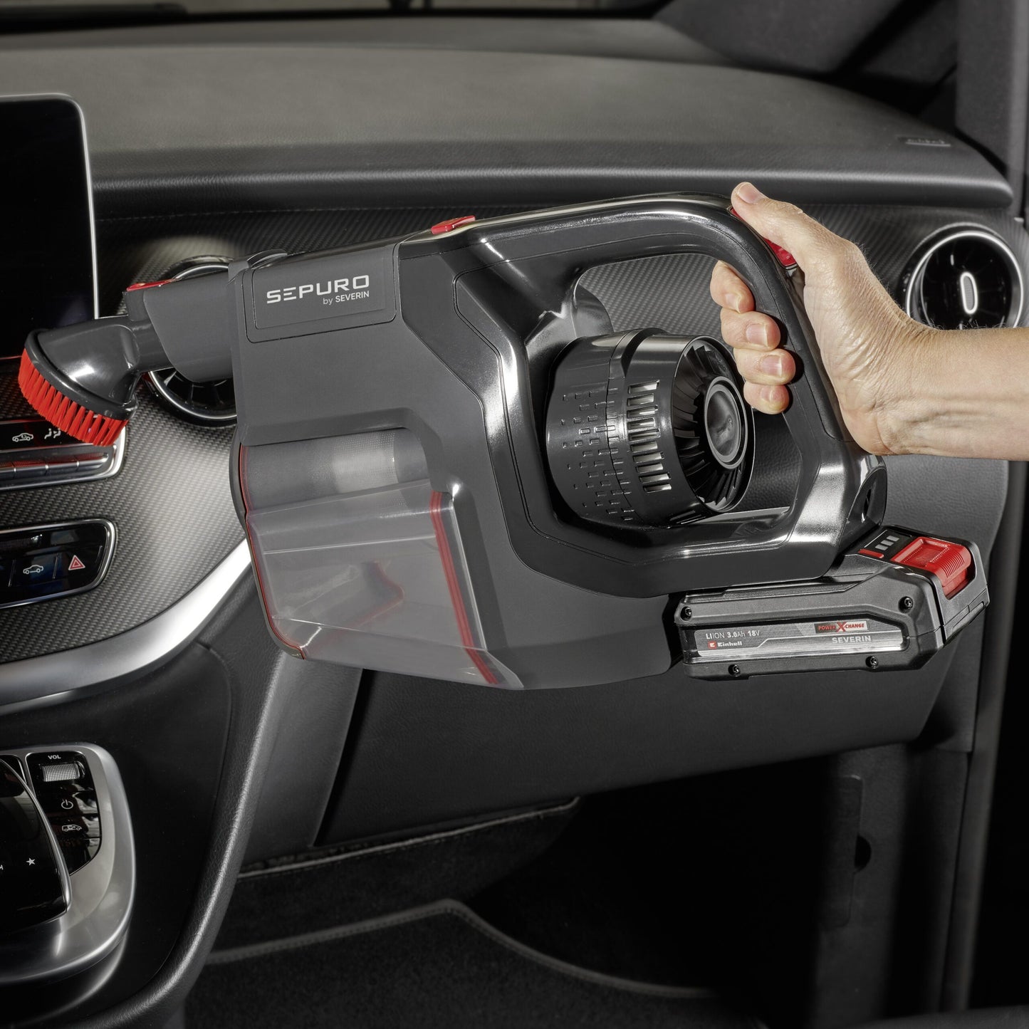 Aspirador Vertical Severin HV 7184 | 60 min, HEPA13, 20 kPa