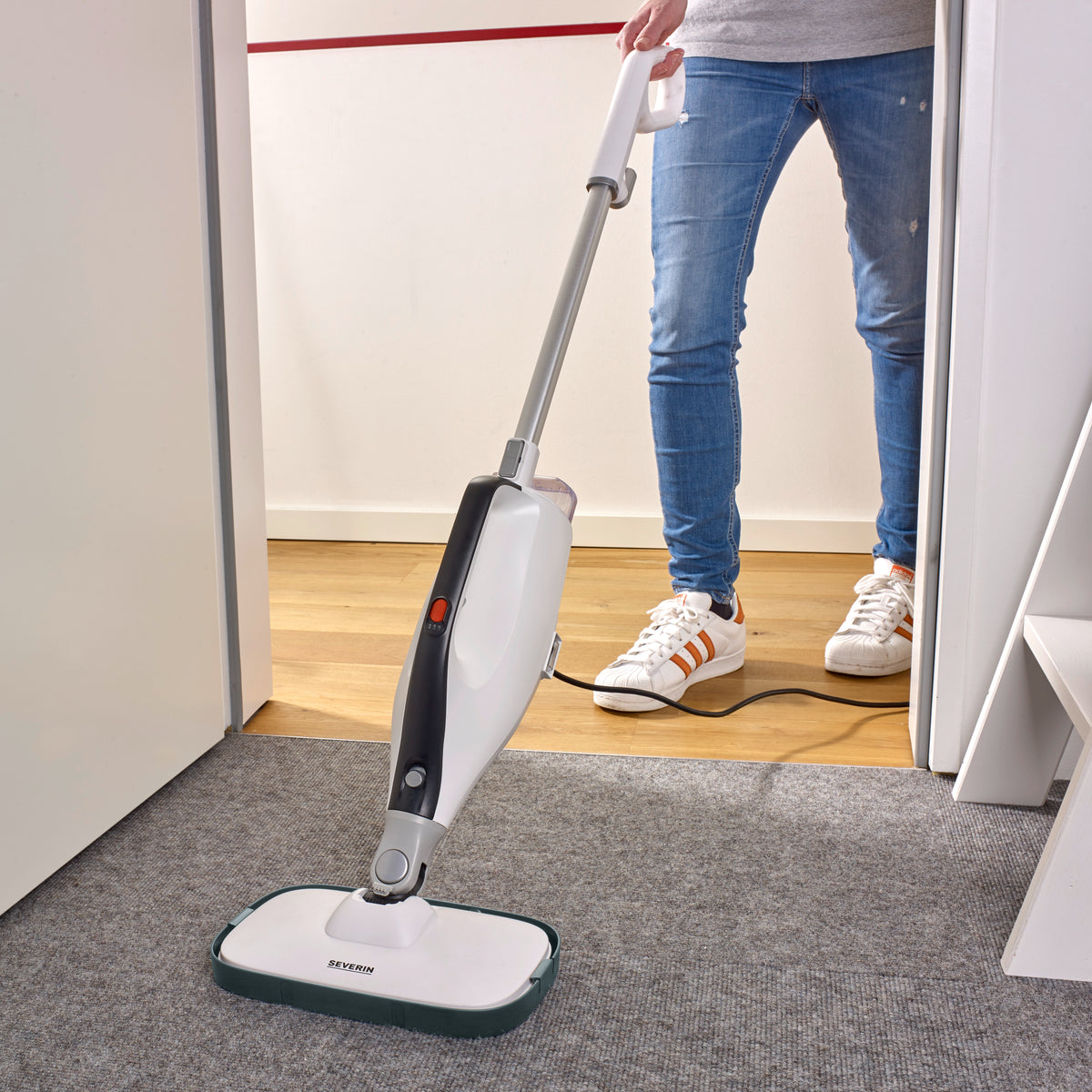 Máquina de Limpeza a Vapor Severin SC7145 | 1500W, 8m, 2 em 1