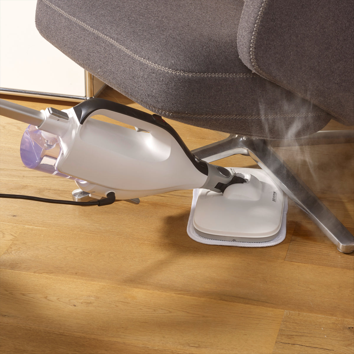 Máquina de Limpeza a Vapor Severin SC7145 | 1500W, 8m, 2 em 1