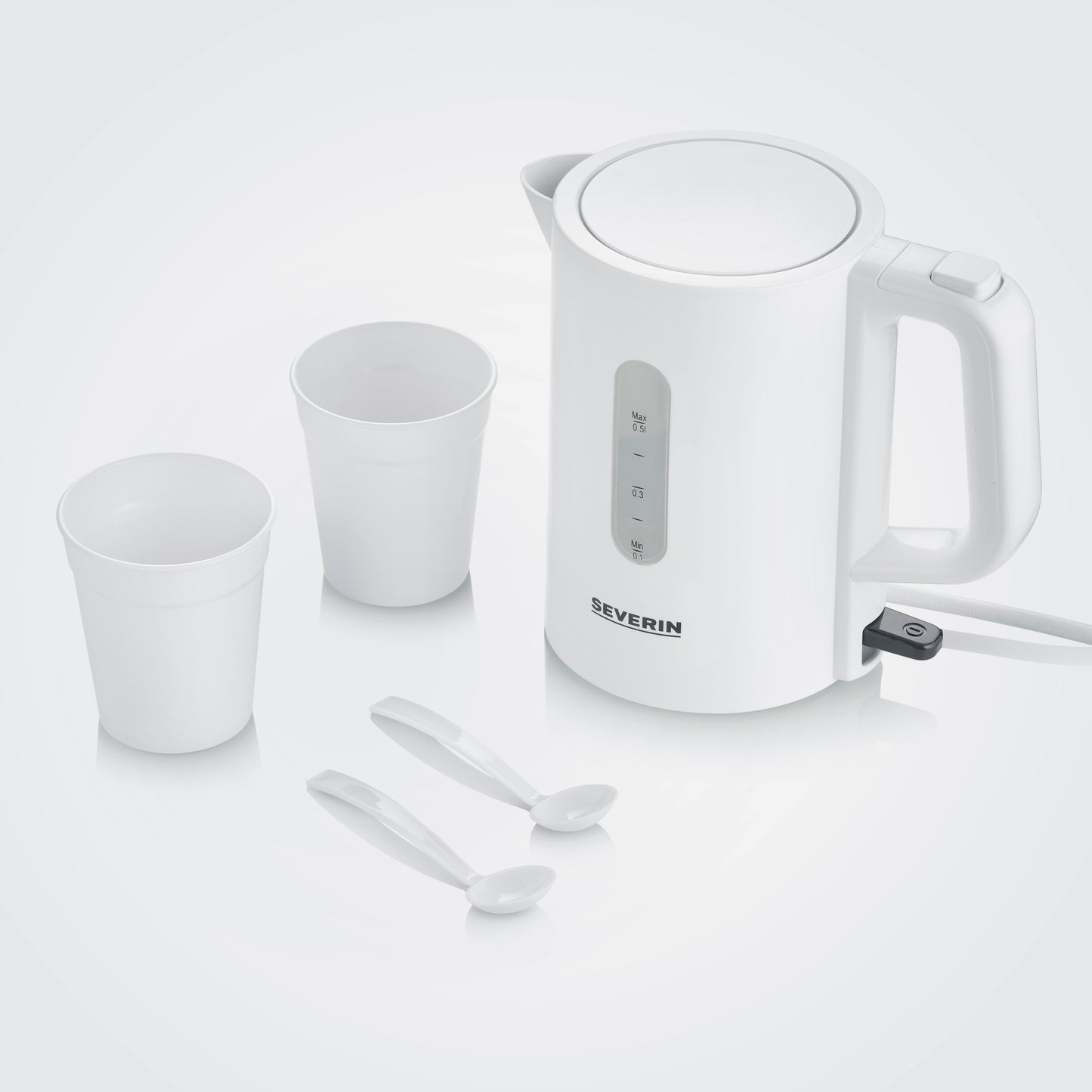 Jarro Elétrico Severin WK 3462 | 0,5L, 1100W, Dupla voltagem