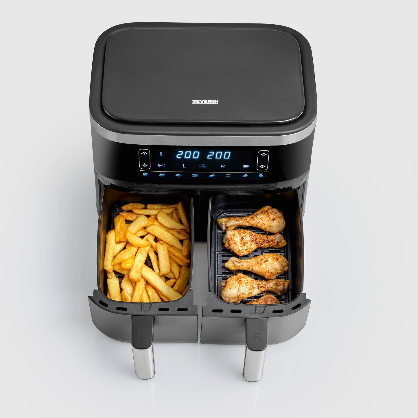 Fritadeira Severin FR2453 | 7.6L, 2850W, 8 Programas