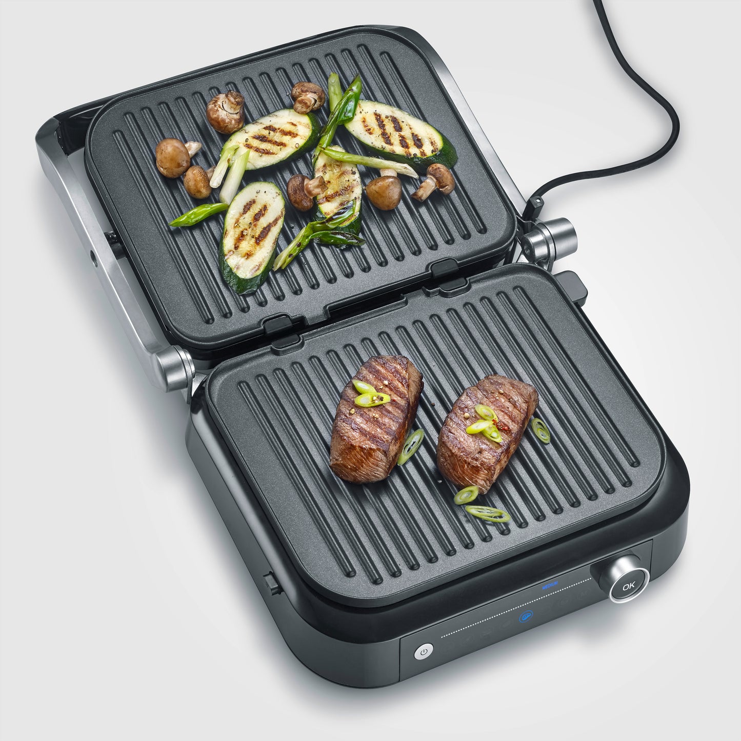 Grelhador Severin KG2395 | 1800W, Sensor, 180º