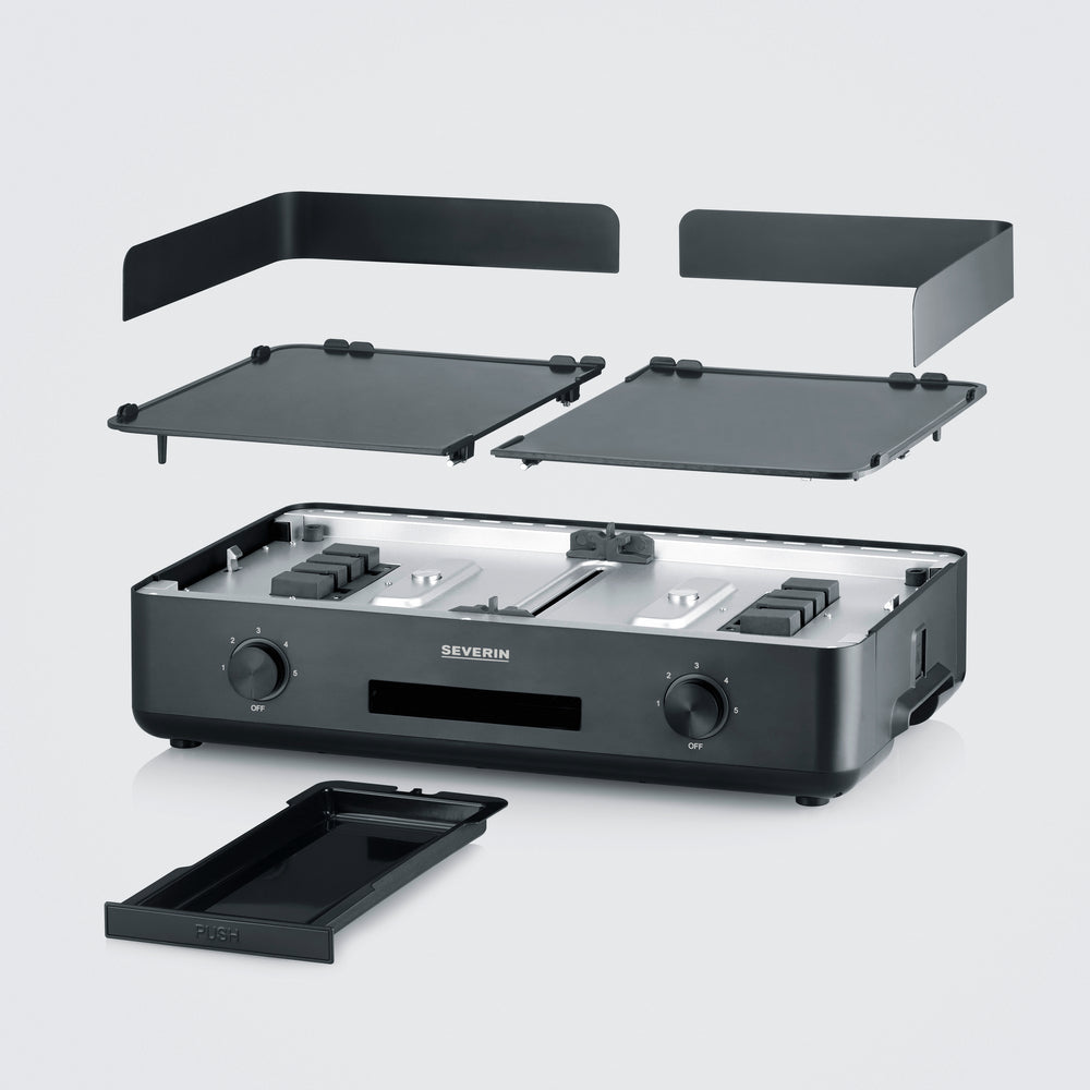 Grelhador Severin PG8569 | 2200W, 240°C, 48x27cm