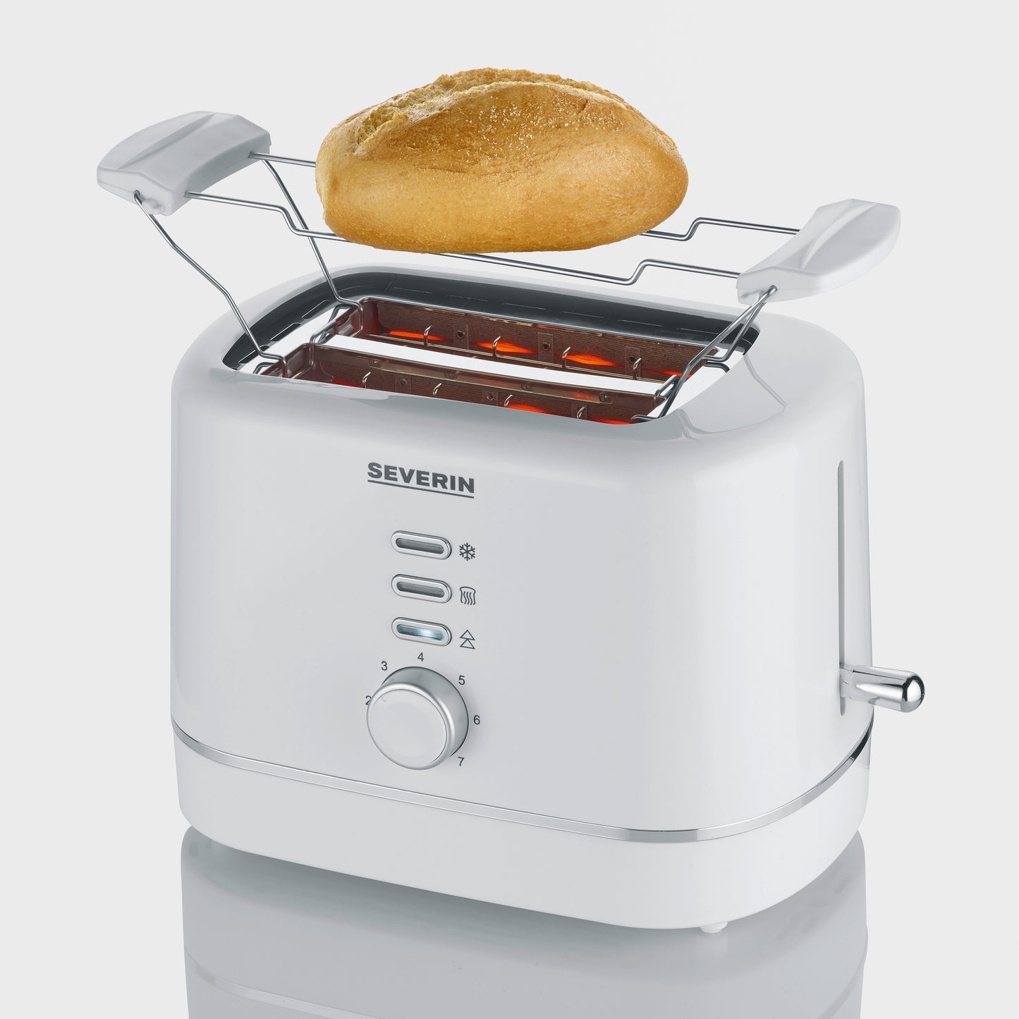 Torradeira Severin AT4324 | 850W, Descongelação, Bandeja migalhas