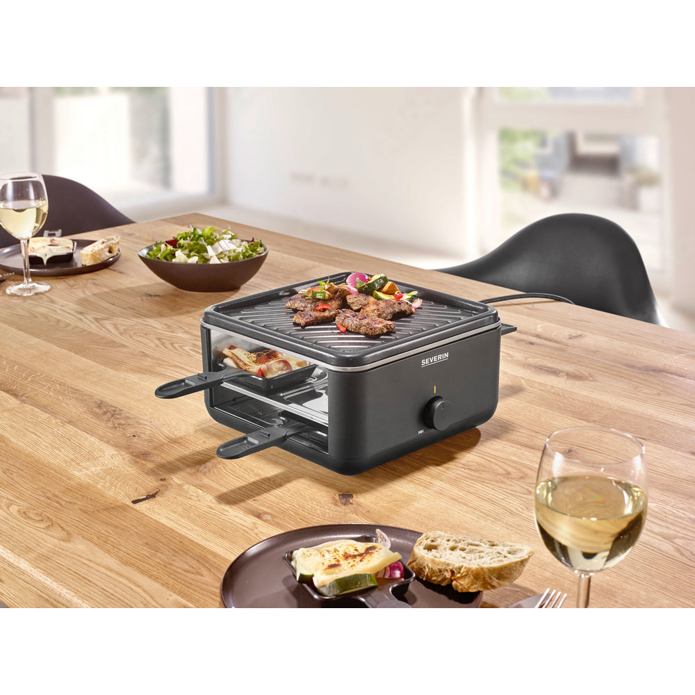 Grelhador Raclette Severin RG2360 | 800W, Antiaderente, Termostato