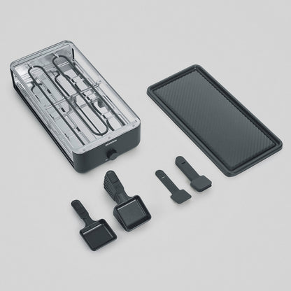 Grelhador Raclette Severin RG2365 | 48x24cm, 1300W, Antiaderente