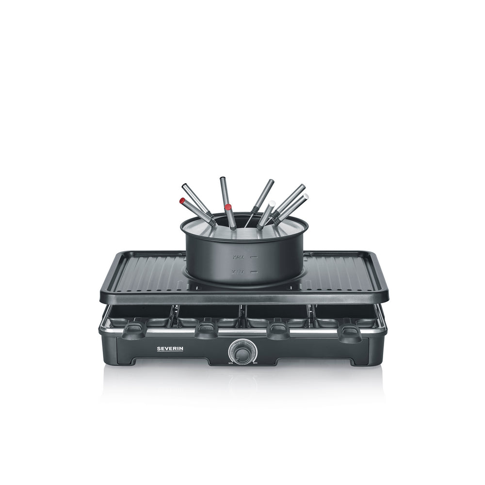 Grelhador Raclette Severin RG2347 | 8 Pessoas, Antiaderente, 1400W