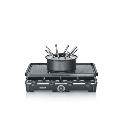 Grelhador Raclette Severin RG2347 | 8 Pessoas, Antiaderente, 1400W
