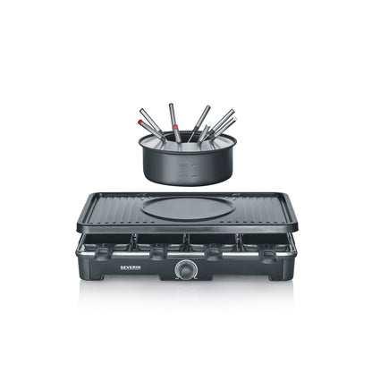 Grelhador Raclette Severin RG2347 | 8 Pessoas, Antiaderente, 1400W
