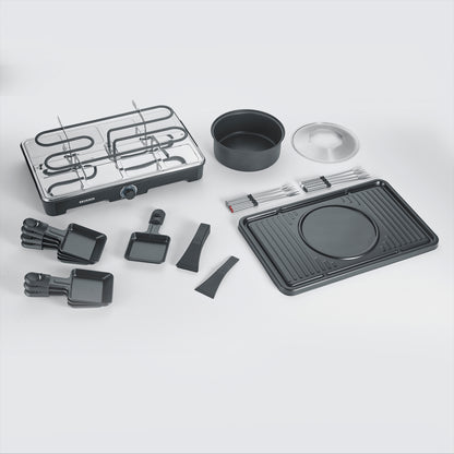 Grelhador Raclette Severin RG2347 | 8 Pessoas, Antiaderente, 1400W