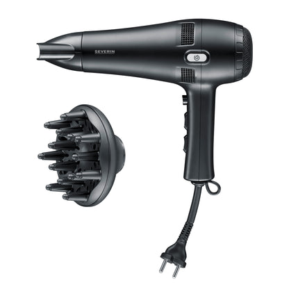 Secador de Cabelo Severin HT0165 | 2100W, 2 Velocidades, Ar Frio