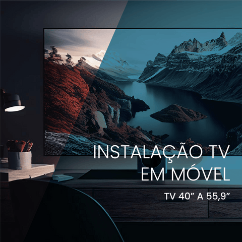Instalação TV em Móvel 40