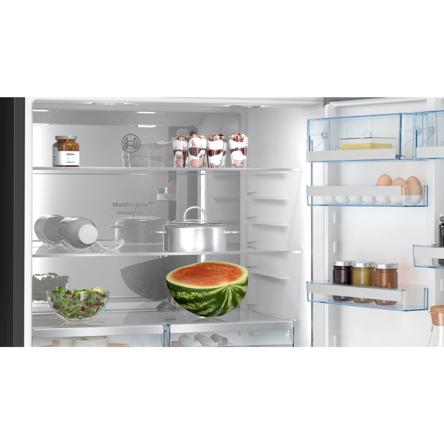 Frigorífico Combinado Bosch KGP86AXB0N | 621L, Twin NoFrost, BlackInox