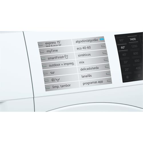 Máquina de Lavar e Secar Roupa SIEMENS WD4HU541ES | 10kg, 6kg, 1400rpm