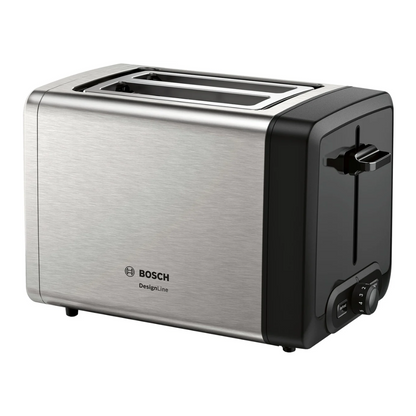 Torradeira Bosch TAT-4-P-420 CX.2 | 970 W, 2 Fatias, Aço Inoxidável