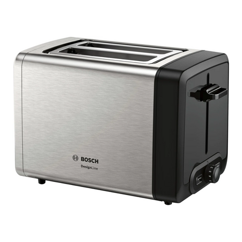 Torradeira Bosch TAT-4-P-420 CX.2 | 970 W, 2 Fatias, Aço Inoxidável