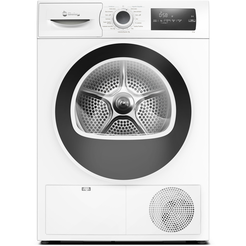 Secador de Roupa Balay 3SB582BE | 8kg, Bomba de Calor, Classe D