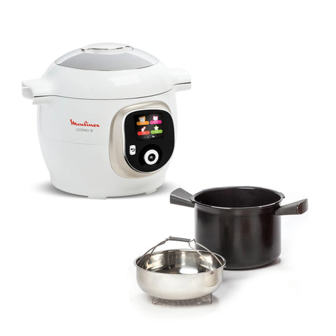 Robô de Cozinha Moulinex Cookeo+ Ce85ba10 | 6L, 180 receitas, 6 pessoas