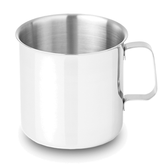 Caneca SILAMPOS 10 EUROPA | 0.8L, 10cm, Aço inoxidável