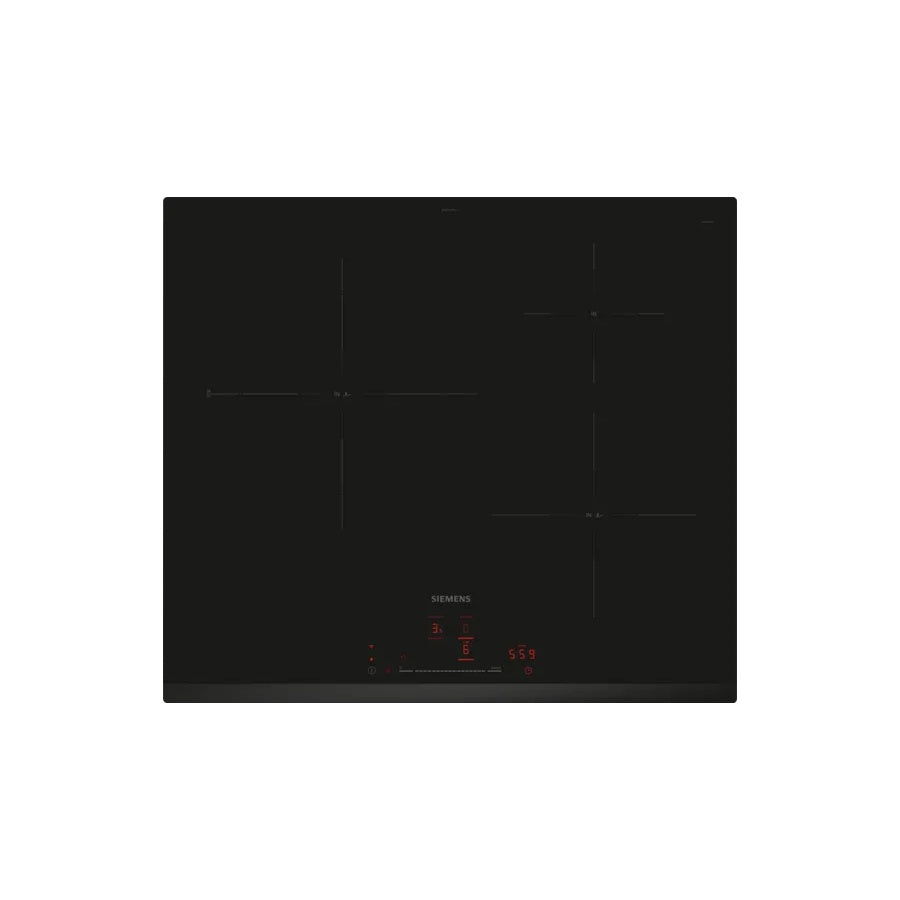Placa de Indução Siemens EH631HCC1E | 60 cm, 3 zonas, 7400W