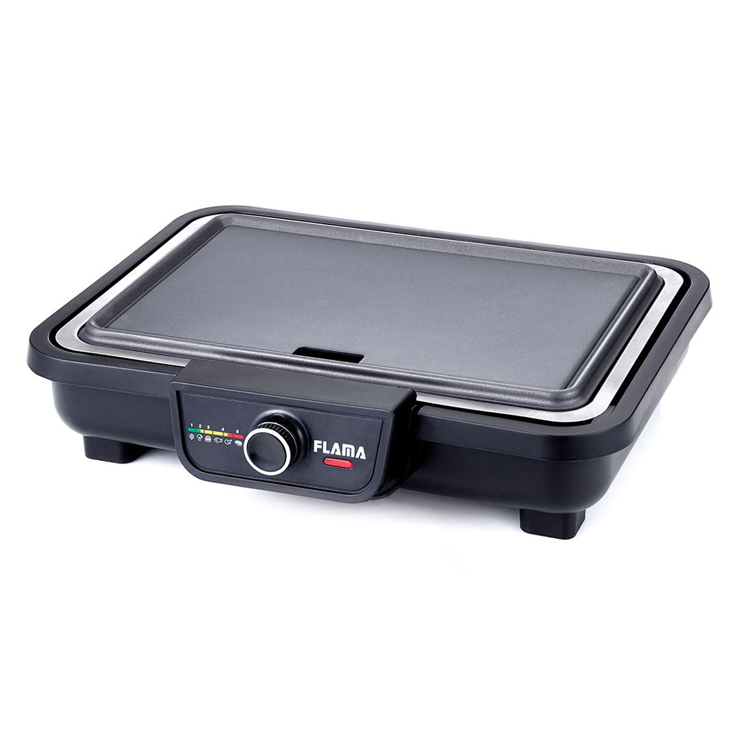 Grelhador FLAMA 4861FL | 2200W, 5 Níveis Temperatura, Antiaderente