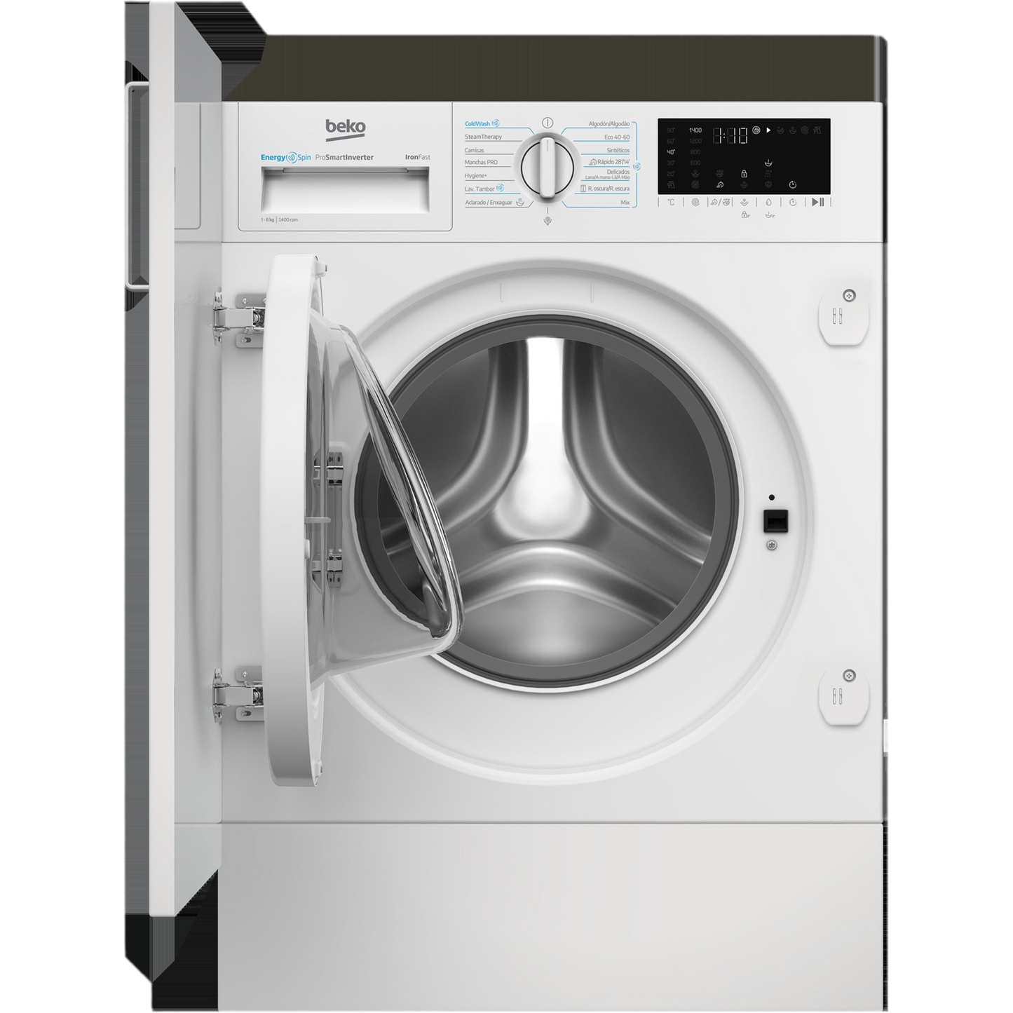 Máquina de Lavar Roupa Encastre Beko B3WBT48435WB | 8 kg, 1400 rpm, A