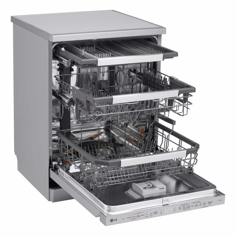 Máquina de Lavar Loiça LG DF-587-HVS | 14 Talheres, Prime Silver