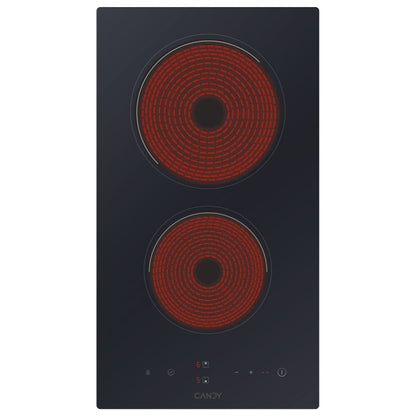Placa Vitrocerâmica Candy Timeless CDH30 | 28,8cm, 2 zonas, 3000W