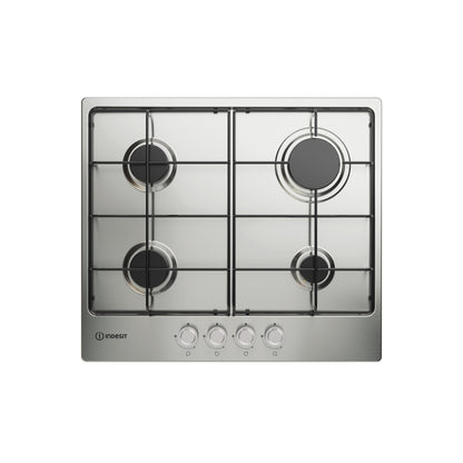Placa a Gás Indesit THP 642 IX/I | 4 Queimadores, 59cm, Aço Inox