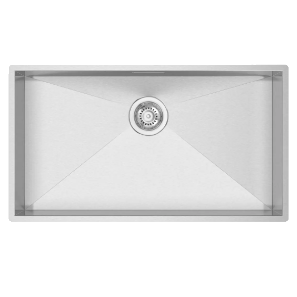 Cuba Aplicação Inferior Rodi Box Line 74 | 776x436mm, 200mm, Escovado