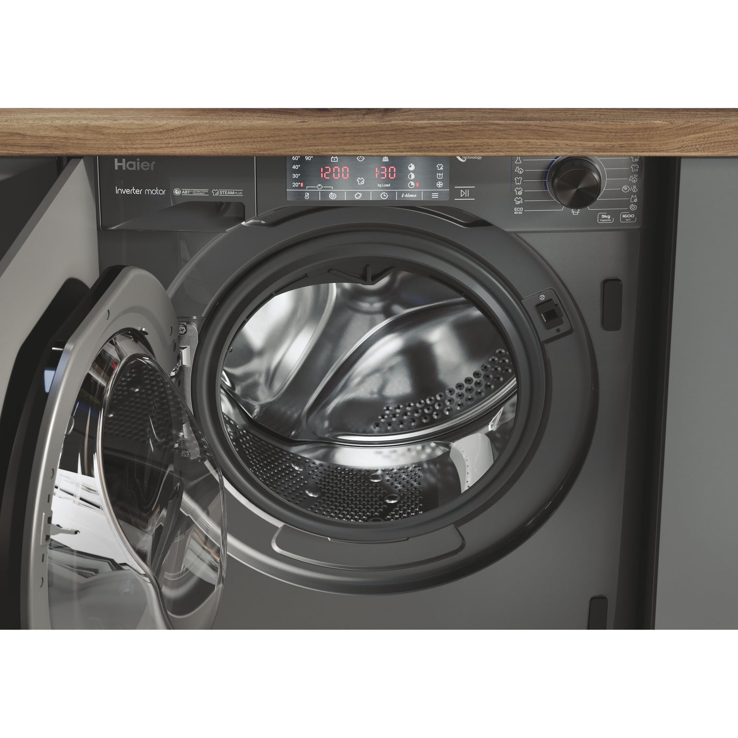 Máquina Lavar Roupa Encastre Haier Hwq90b416fwbrs | 9kg, 1600rpm