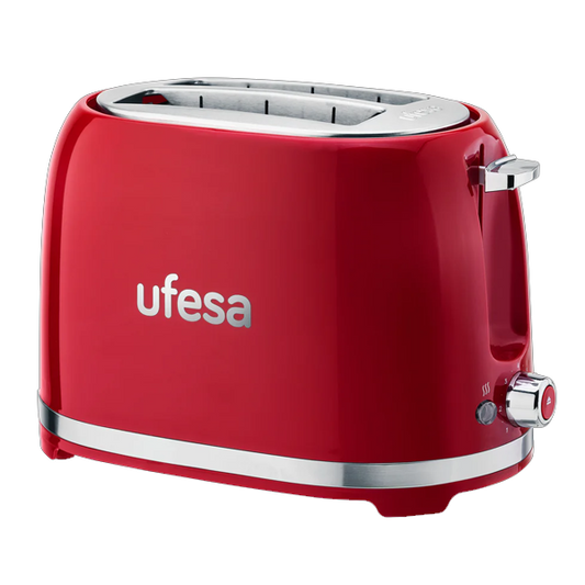 Torradeira UFESA CLASSIC PIN UP RED | 850W, 7 níveis