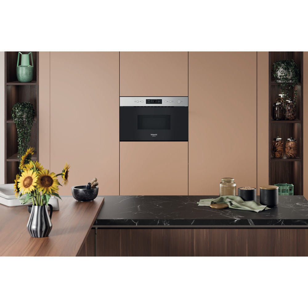 Micro-ondas Encastre Hotpoint HAMK12CX | 22L, 750W, 700W Grill