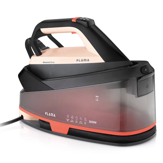 Ferro com Caldeira FLAMA 5541FL | 3000W, 8 Bar, Base Cerâmica