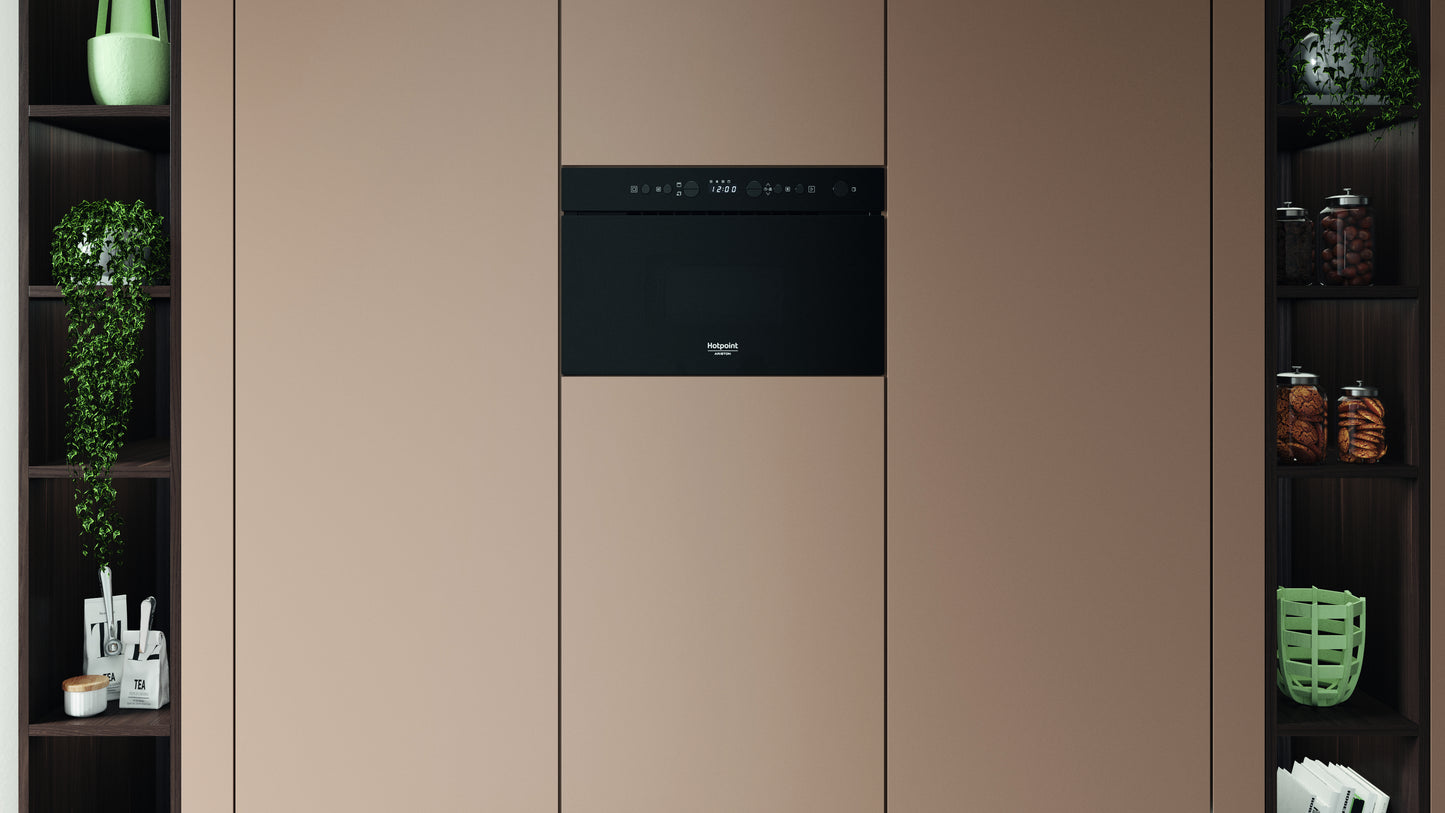 Micro-ondas Encastre Hotpoint HAMN13BB | 22L, Grill, Preto