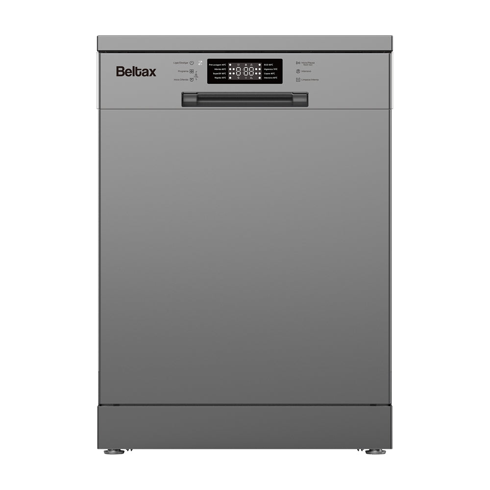 Máquina de Lavar Loiça Beltax BDW1301IX | 13 talheres, 8 programas, Inox